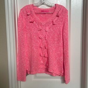 Lilly Pulitzer pink sweater size medium